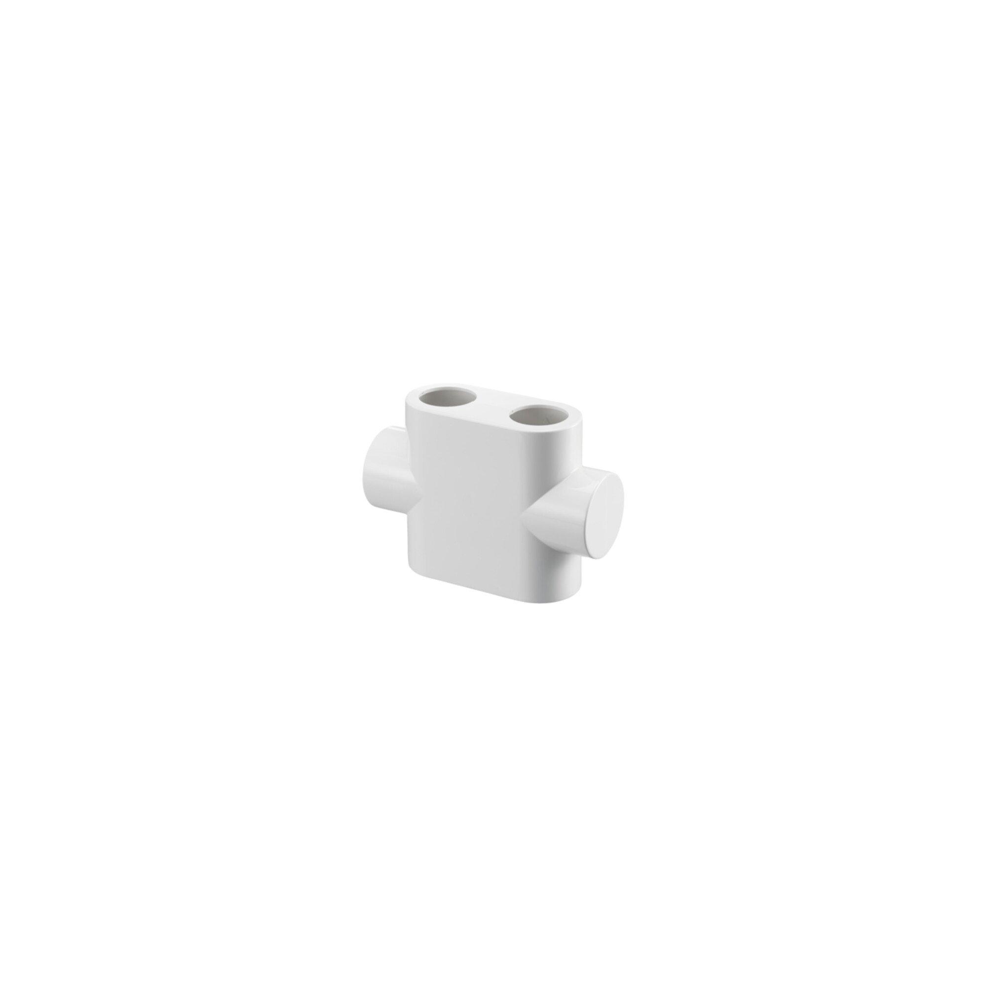 Oventrop Design Abdeckung Durchgang, weiß, für Multiblock T/TU/TQ (1184095)