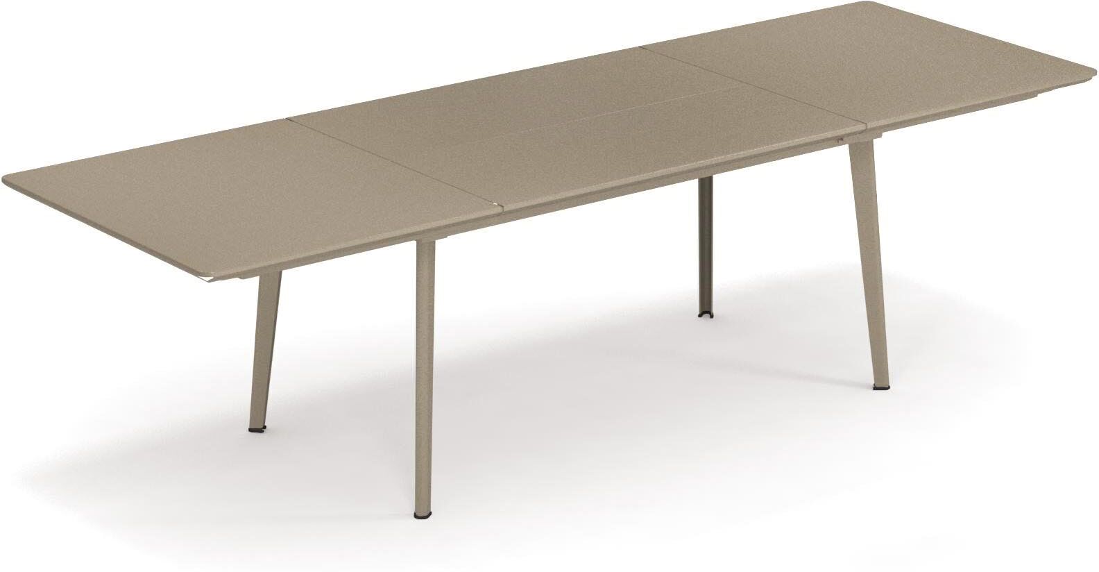 Emu Plus4 3485 ausziehbarer Tisch 160+110 x 90 (taupe (71, TAUPE)) taupe (71, TAUPE)