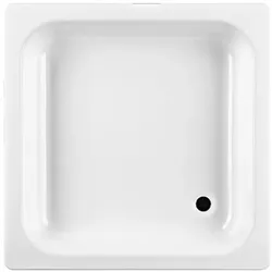 Duschwanne quadratisch 90x90 cm Stahl-Emaille A9090