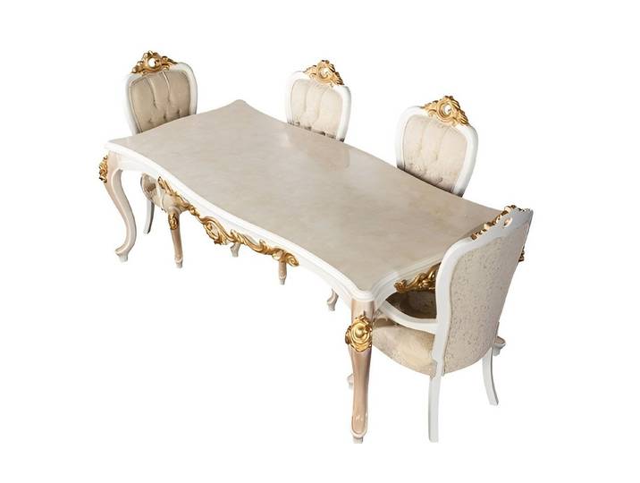JVmoebel Esstisch Eleganter Esstisch im klassischen Stil für stilvolle Esszimmerräume