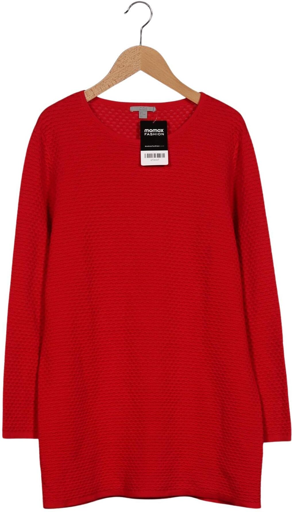 COS Damen Pullover, Rot, Gr. S, Baumwolle - Second Hand