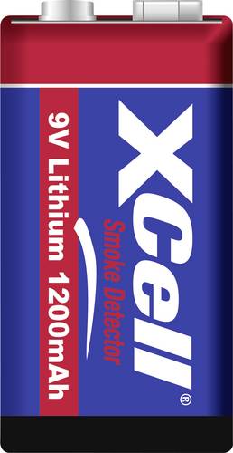 XCell 9 V Block-Batterie Lithium 1200 9 V 1 St.