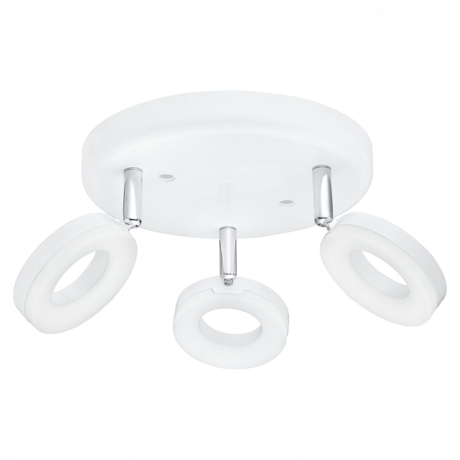 Eglo LED-plafondlamp ODERZO wit/chroom