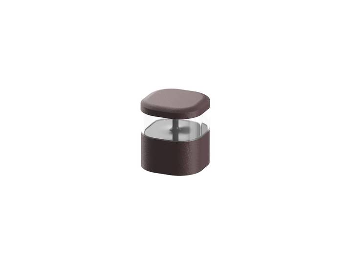 Flos Architectural FLOS Pointbreak Balisage 1, 2.700K dunkelbraun 8cm 1, braun / rost, Aluminium, Design