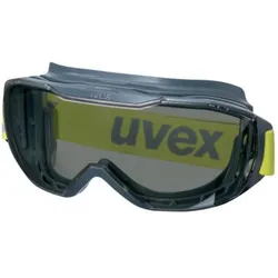 uvex Vollsichtbrille megasonic 23% schwarz grau/gelb - 9320281 - grau/gelb