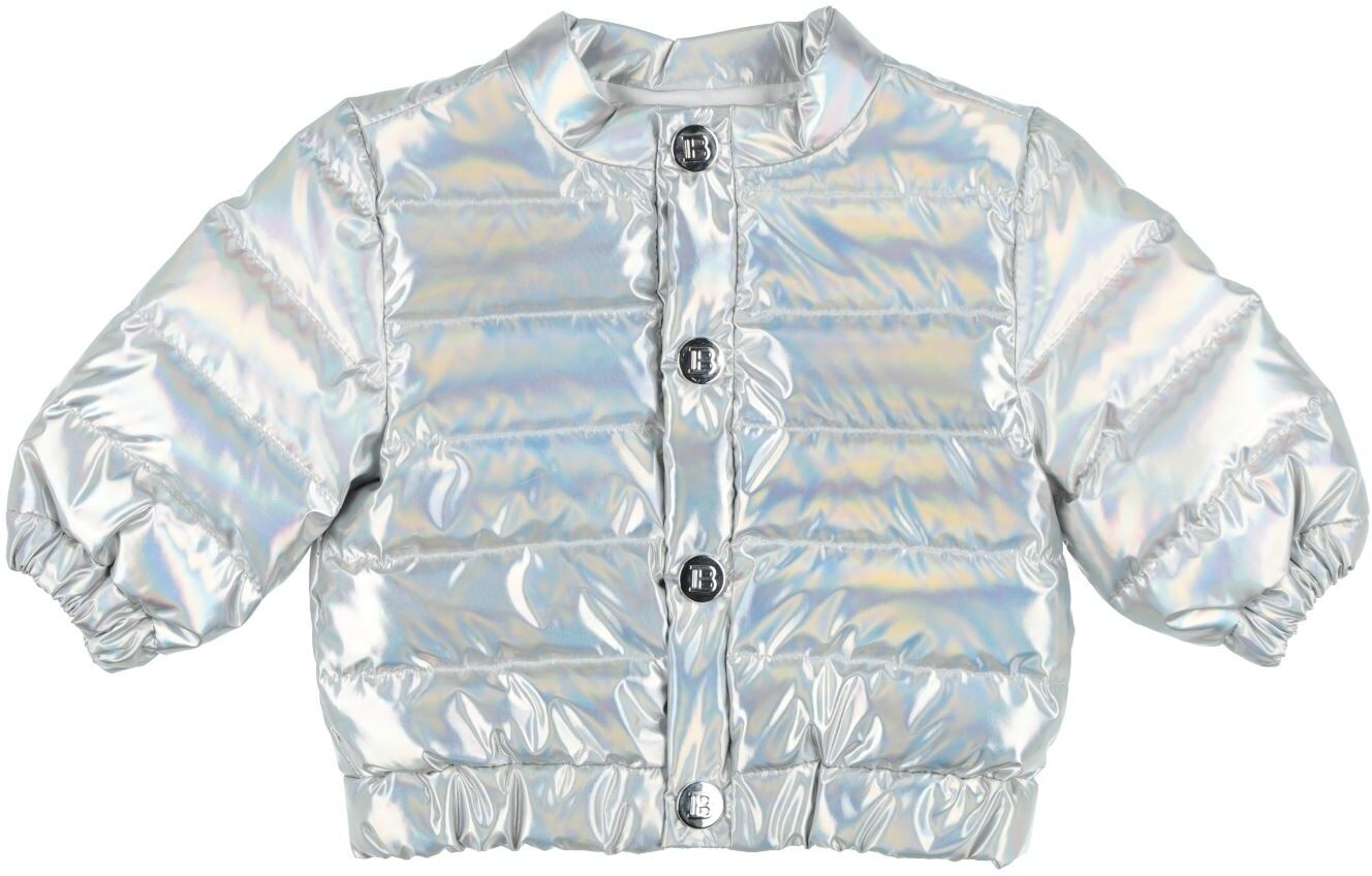 Balmain Plumífero y acolchado Chica Plata 3 Chica