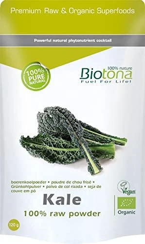 Biotona Kale Raw Powder 120g 120 g Pulver