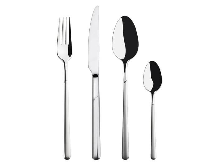 Scandi Living Set de couverts Frost 24 pièces Acier inoxydable