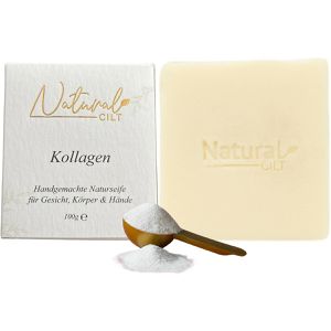 Natural-Cilt Seife handgemachte Naturseife, Kollagen, Festseife, parfümfrei, im Stück, 100 g