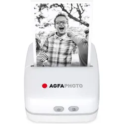 Agfaphoto Fotodrucker (Thermodirekt, Schwarz-Weiss), Drucker, Weiss