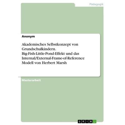Akademisches Selbstkonzept von Grundschulkindern. Big-Fish-Little-Pond-Effekt und das Internal/External-Frame-of-Reference Modell von Herbert Marsh,
