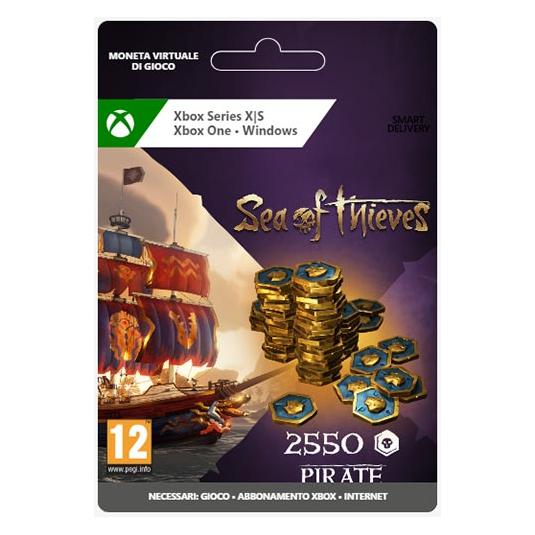 Microsoft MS ESD Sea of Thieves Captains Ancient Coin 2550 Coins XXS ML (Xbox One S, Xbox Series S, Xbox Series X) (7LM-00048)