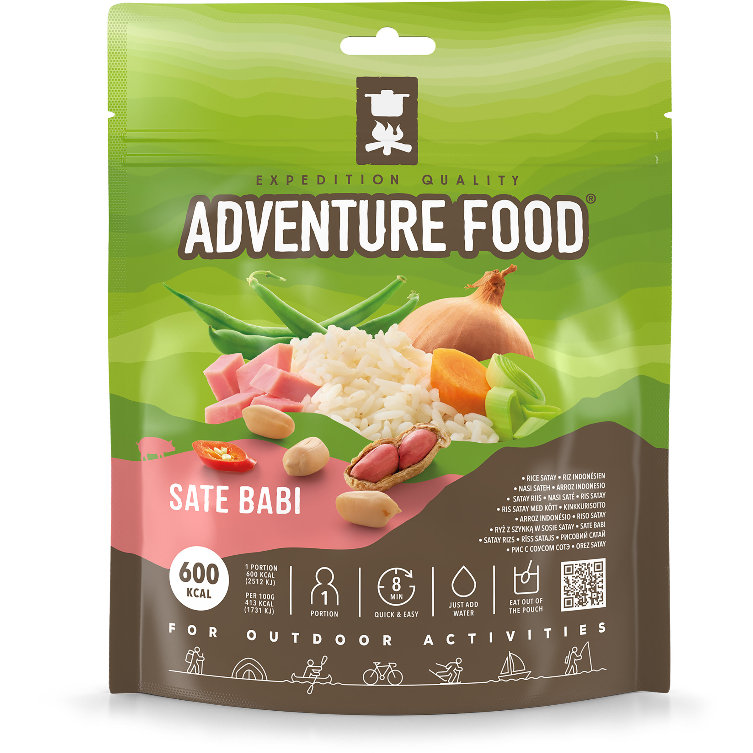 Adventure Food Sate Babi Trekkingnahrung Größe Einzelpackung