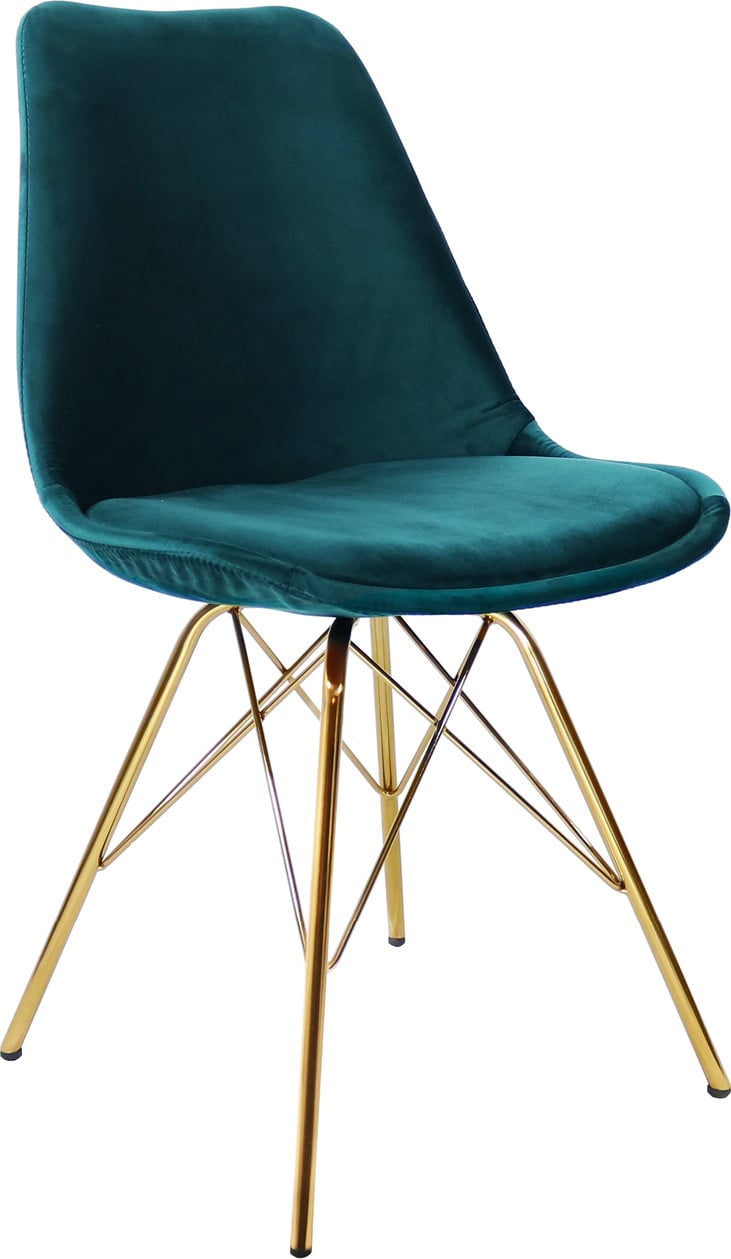 Kick Collection Eetkamerstoel Velvet Blauw