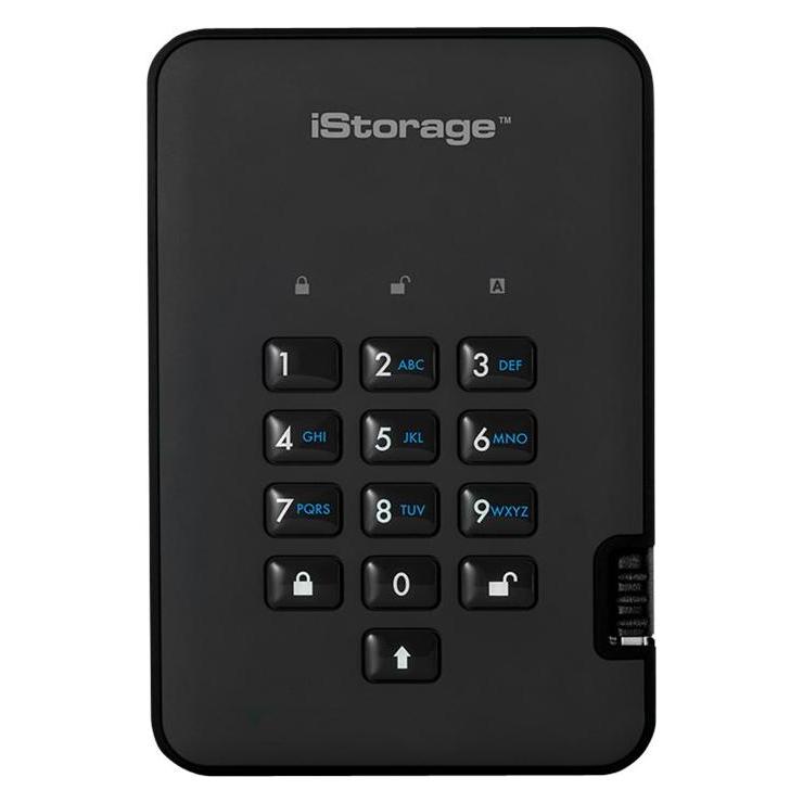 iStorage 500GB diskAshur2 HDD (0.50 TB) (IS-DA2-256-500-B)