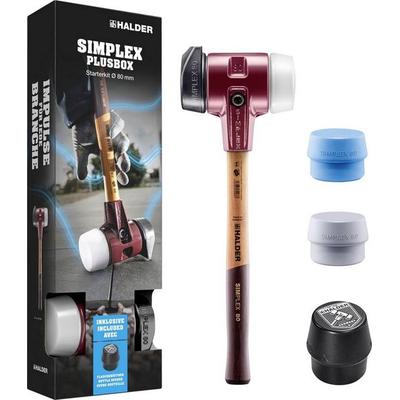 Halder SIMPLEX-Plusbox Starterkit 3027s025 Schonhammer mittelhart 4400g 180mm 1St.