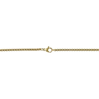 Kette ohne Anhänger ADELIA´S "Halskette mit Anhänger – aus Edelstahl", gold, Halsketten, Damen, 61cm, Edelstahl, Zum Verschenken – ideal zum Weihnachten