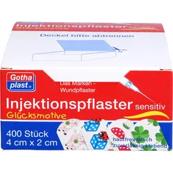 Injektionspflaster 4 x 2cm Glücksmotive 400 ST