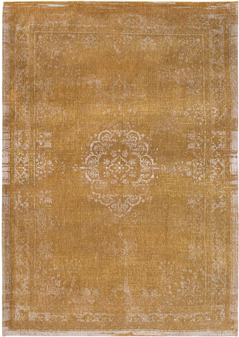 Louis de Poortere Rectangle Oriental Area Rug Yellow Rectangle 80 x 150cm