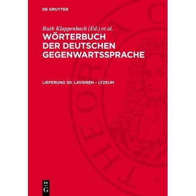 lavieren – Lyzeum, Gebundene Ausgabe von , De Gruyter, 978-3-11-277994-1