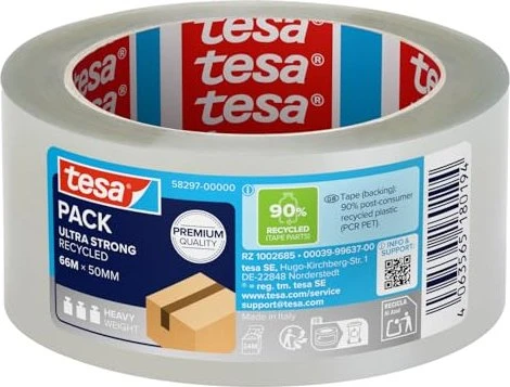 Tesa pack Klebeband Eco ultra Strong 50mm, transparent, 66m, 58297