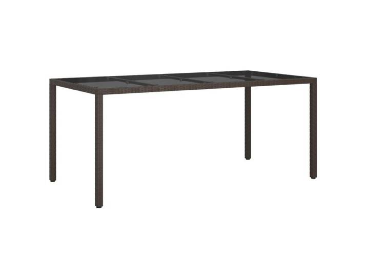 BEST LIFE Table à manger de jardin - RUIGOU - Marron 190x90x75 cm Poly Rattan *186331