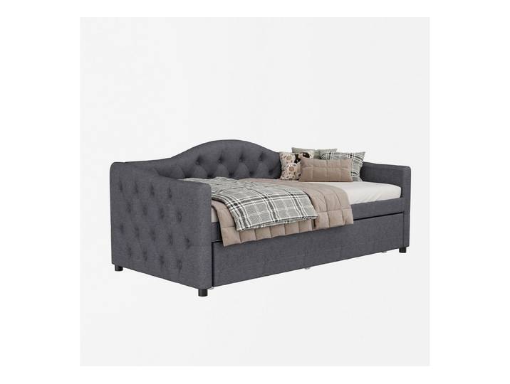 Odikalo Schlafsofa Daybett Tagesbett ausziehbarem Fernbedienung 90x200cm (Ohne Matratze)