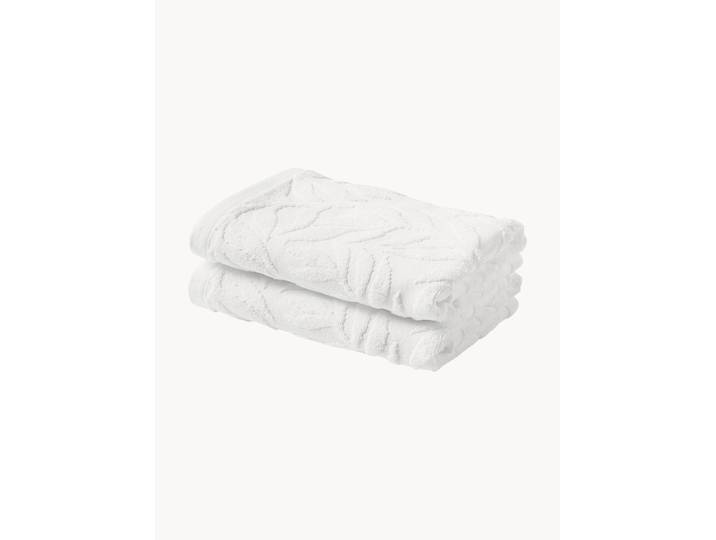 Serviette de toilette en coton Leaf, tailles variées