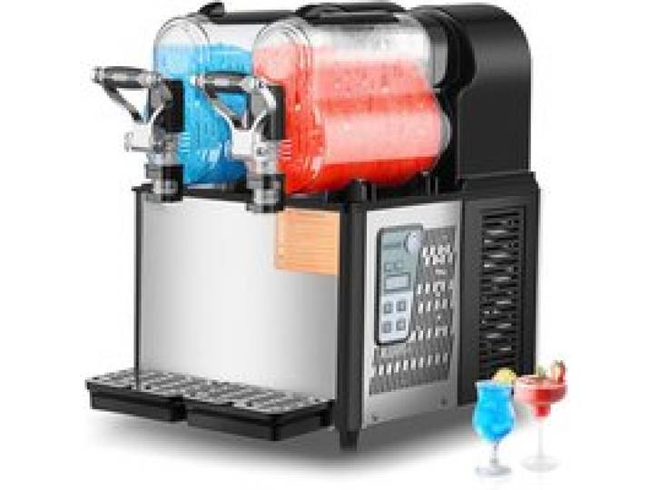 Machine à Granité - DUOKU - XRJ3LX2 - 2 Réservoirs de 3L - Acier Inoxydable - 15 Paramètres