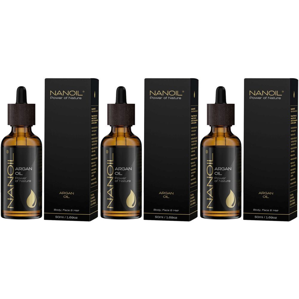 Nanoil - Argan Oil x3 3x50 ml Öl