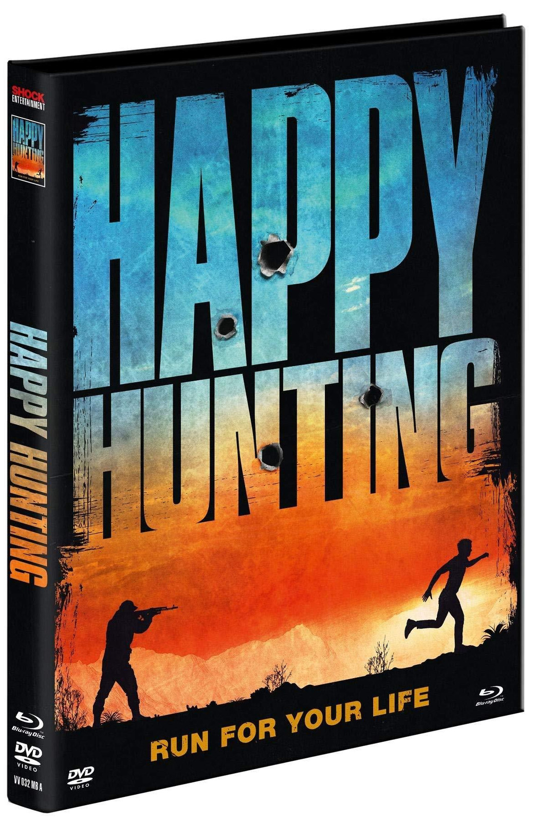 Happy Hunting Ongecensureerde Versie Mediabook Beperkte Editie met DVD Cover A Blu-ray Shock Entertainment