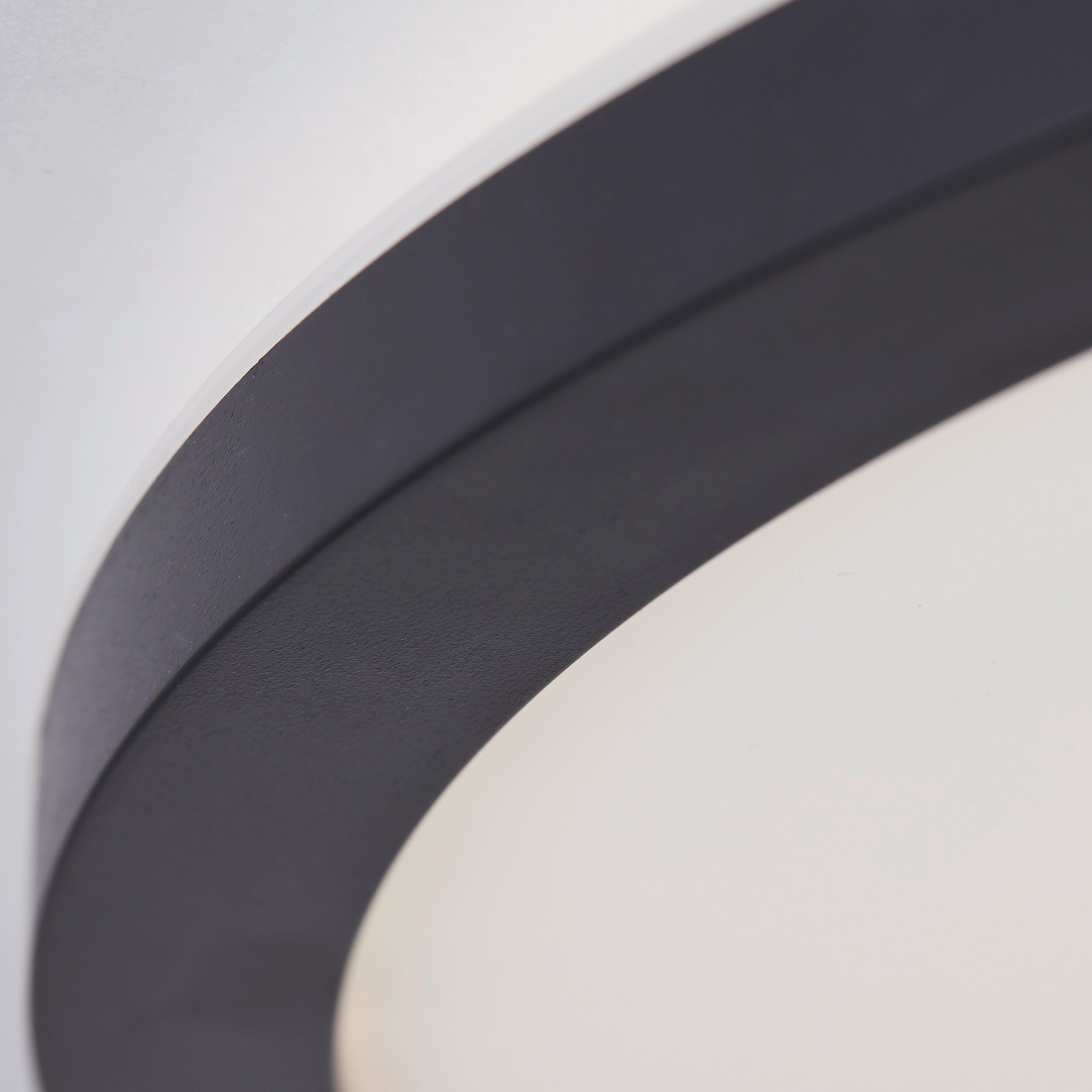 BRILLIANT LED Panel "Brennan", schwarz (schwarz, weiß), Ø 42cm H: 2cm, 1 Stk., Leuchten, D 42 cm, 2700 lm, 3-Stufen dimmbar, IP44, LED Panel