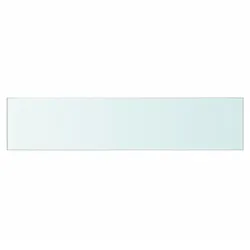 vidaXL Regalboden Glas Transparent 60x12 cm