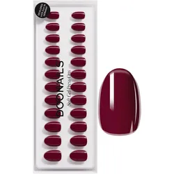 DOONAILS Soft Gel Press Ons Love Paris Short Round - rot