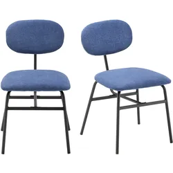 Stuhl-Set Pino 2er-Set Blau