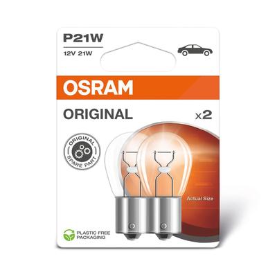 Osram P21W ORIGINAL Glühlampe 2er Blister [Hersteller-Nr. 7506-2BL] für Renault Trucks, Daimler, Lada, Rover, Alpina, Ducati, Iveco, Ds, Land Rover, N