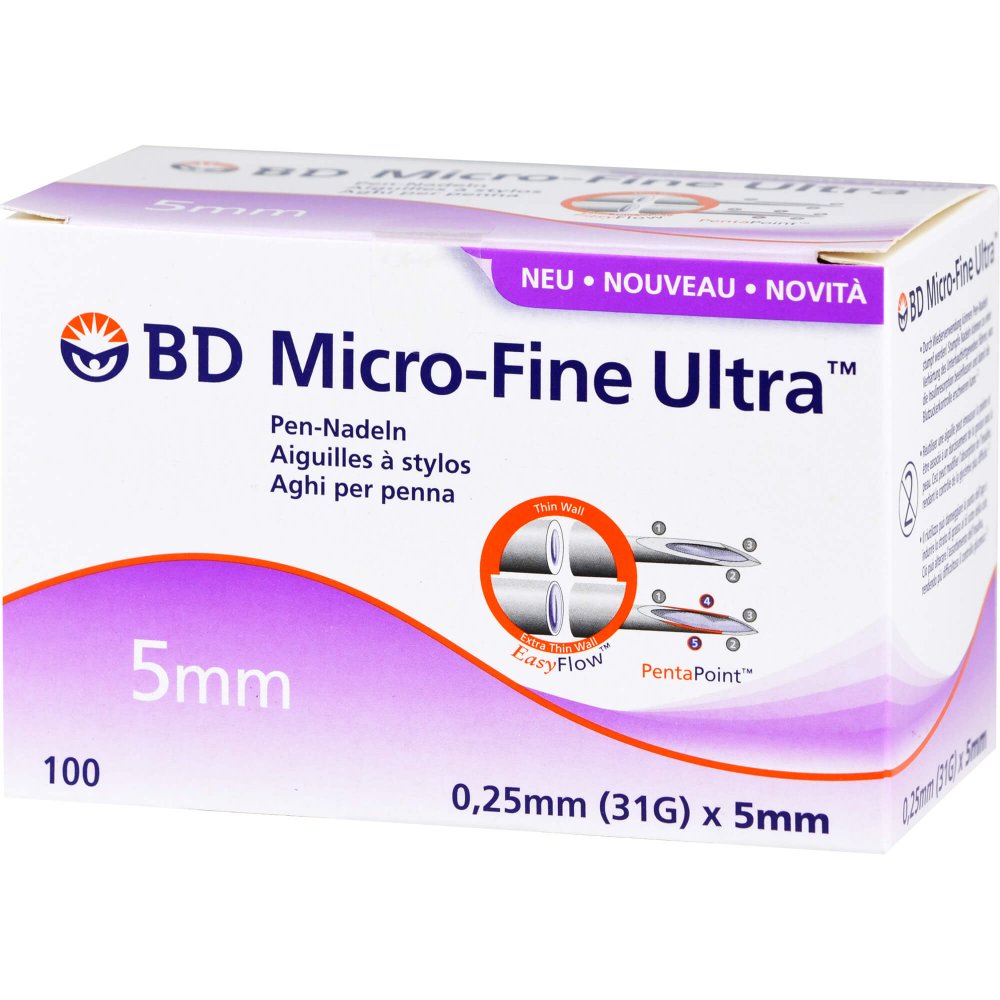 BB FARMA S.R.L. Bd Micro-fine Ultra Pen-nadeln 0,25x5 mm 13422369