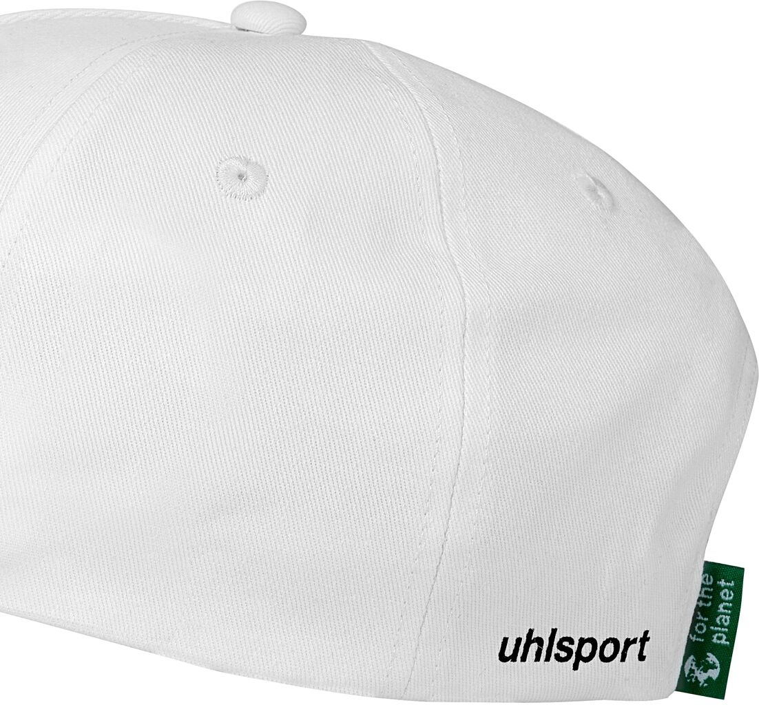 Snapback Cap UHLSPORT "Cap Base", Herren, Gr. NOSIZE, weiß, Obermaterial: 100% Baumwolle CO(Bio)., Caps Snapback Cap
