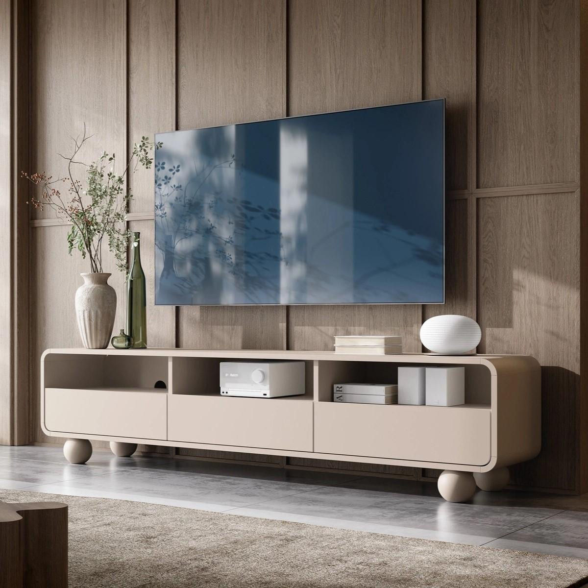 Ravio TV-meubel Orion RTV3SZ, Cashmere, Breedte: 180 cm