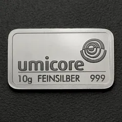 Silberbarren 10g UMICORE geprägt