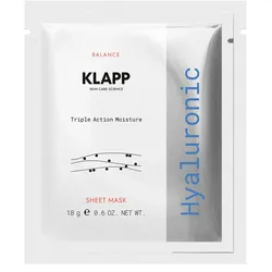 18g KLAPP Hyaluronic Triple Action Moisture Sheet Mask