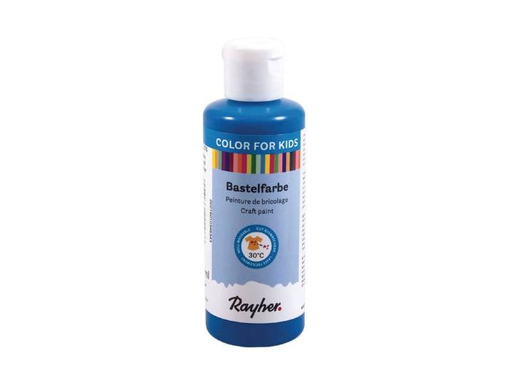 Rayher Kinder-Bastelfarbe Royalblau 80 ml