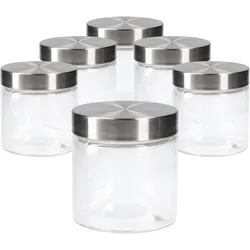 6er Set Bera Vorratsglas 0.8L