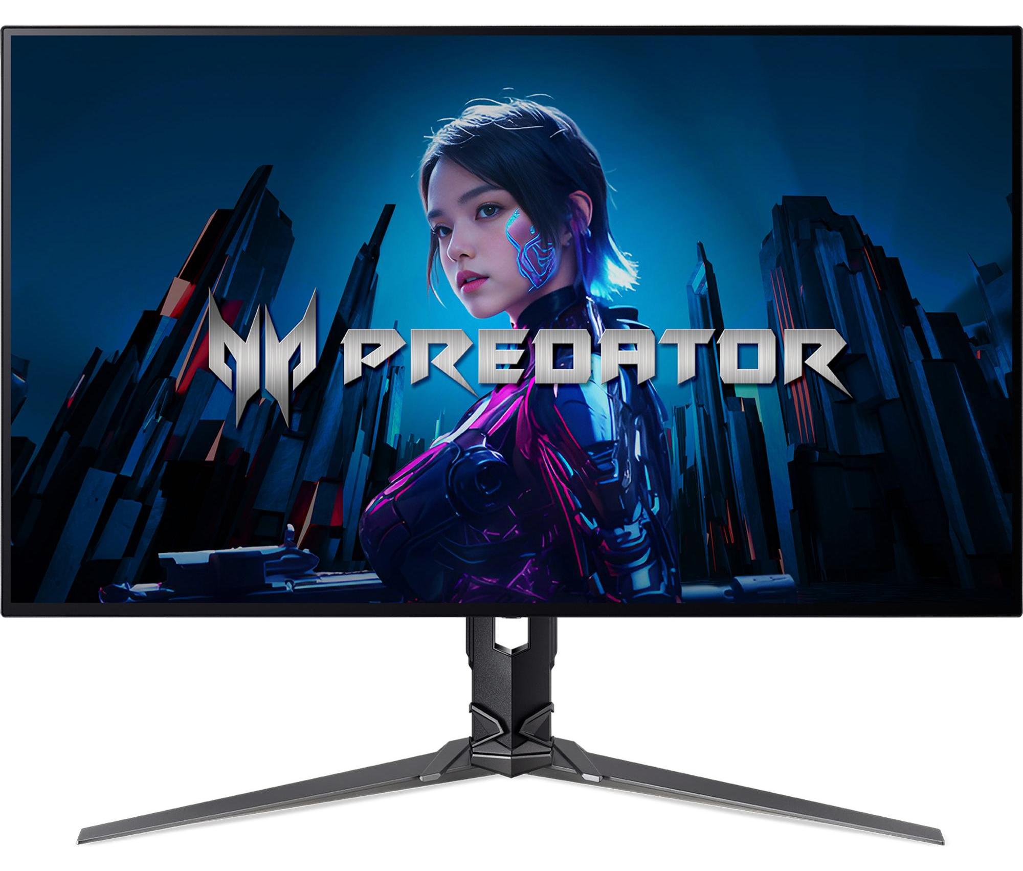 Acer Predator X32X3BMIIPHUZX, 80 cm (31.5"), 3840 x 2160 Pixel, 4K Ultra HD, OLED, 0,01 ms, Schwarz