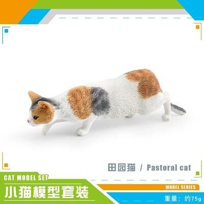 Inspire Essentials Cute Orange Cat Figurine Lying Mini Desk Decor For Home And Office 9
