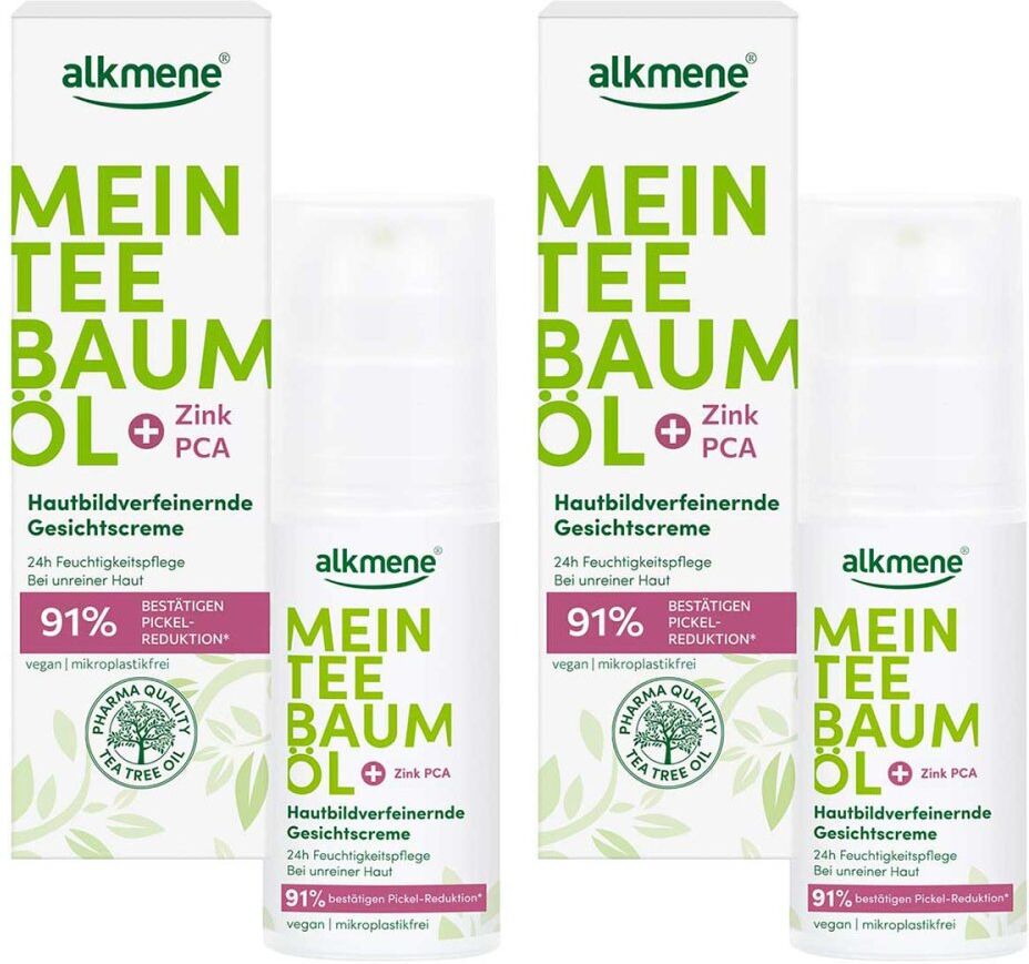 Alkmene Mein Teebaumöl Gesichtscreme 2x50ml