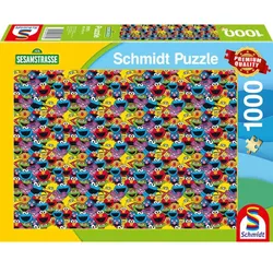 Schmidt 57575 - Sesamstraße - Puzzle, 1000 Teile, Wer, wie, was?