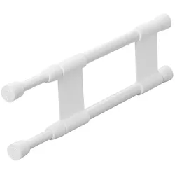 ProPlus Verstellbare Haltestange 25-43 cm zur Sicherung von Geschirr und Lebensmitteln im Wohnwagen Kühlschrank Camper Schrank aus Kunststoff und Stahl