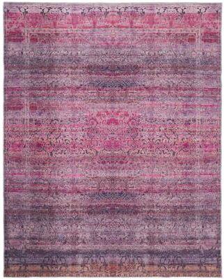 Grand Bazaar Welch Oriental Pink/Purple Area Rug