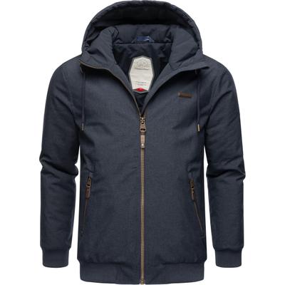 Winterjacke RAGWEAR "Stewie", Herren, Gr. M (50), blau (navy), Obermaterial: 100% Polyester. Futter: 100% Polyester. Wattierung: 100% Polyester, figurumspielend hüftbedeckend, Ärmel ohne Ärmelschlitz Rippstrickbündchen, Jacken Winterjacke,...